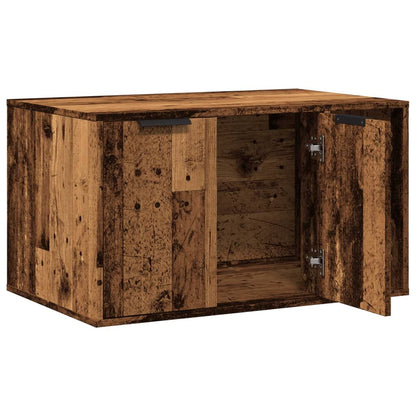 Vidaxl Mueble Arenero De Gatos Madera Ingeniería Envejecida 80x50x45cm_3