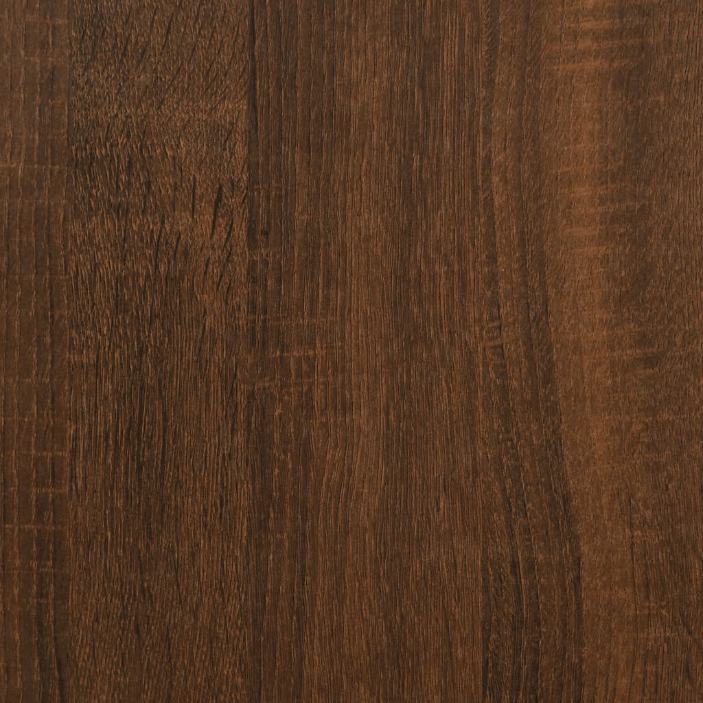 Aparador Madera Contrachapada Marrón Roble 60x35x70 Cm / Vetonek_5