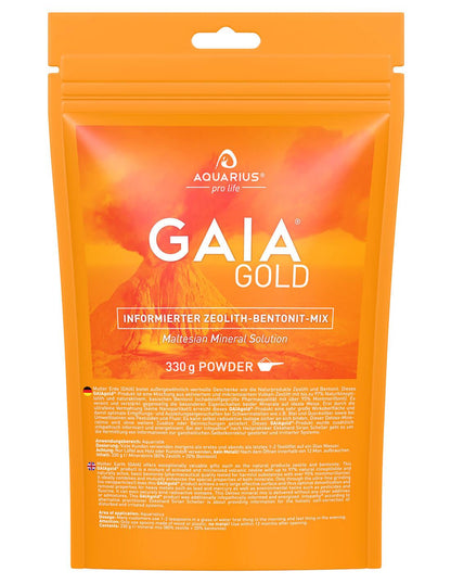 Aquarius Pro Life - Zeolita Bentonita Mix - Gaiagold 330g Detox Polvo_1