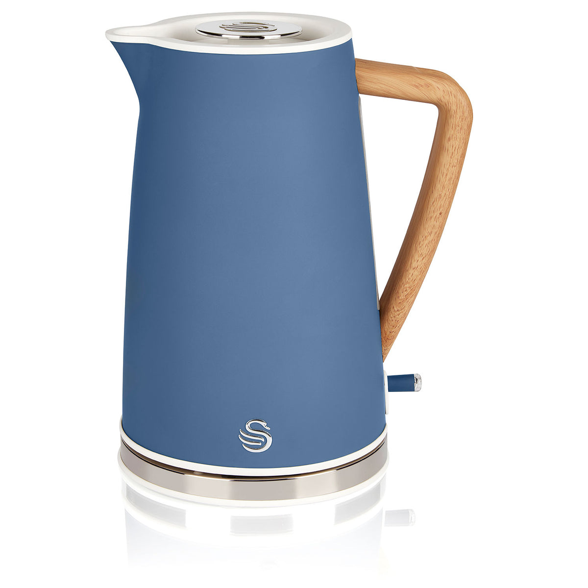 Swan Nordic Hervidor Agua Eléctrico Ultra Rápido, 1,7 L, Sin Bpa, Resistencia Oculta, Inalámbrico, Sk14610bluneu, Azul_0