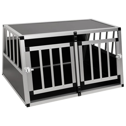 Vidaxl Jaula De Perro Con Puerta Doble 89x69x50 Cm_1