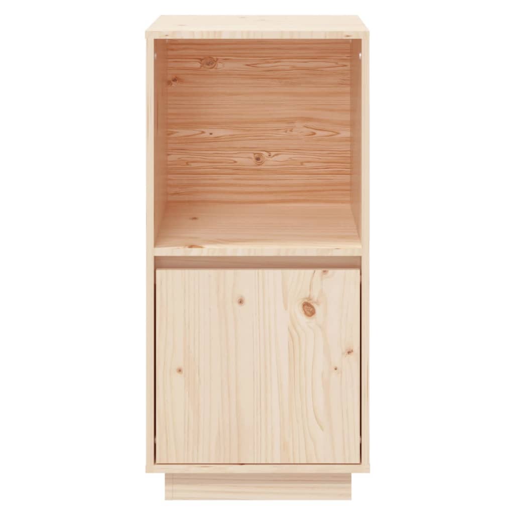 Aparador De Madera Maciza De Pino 38x35x80 Cm / Vetonek_5