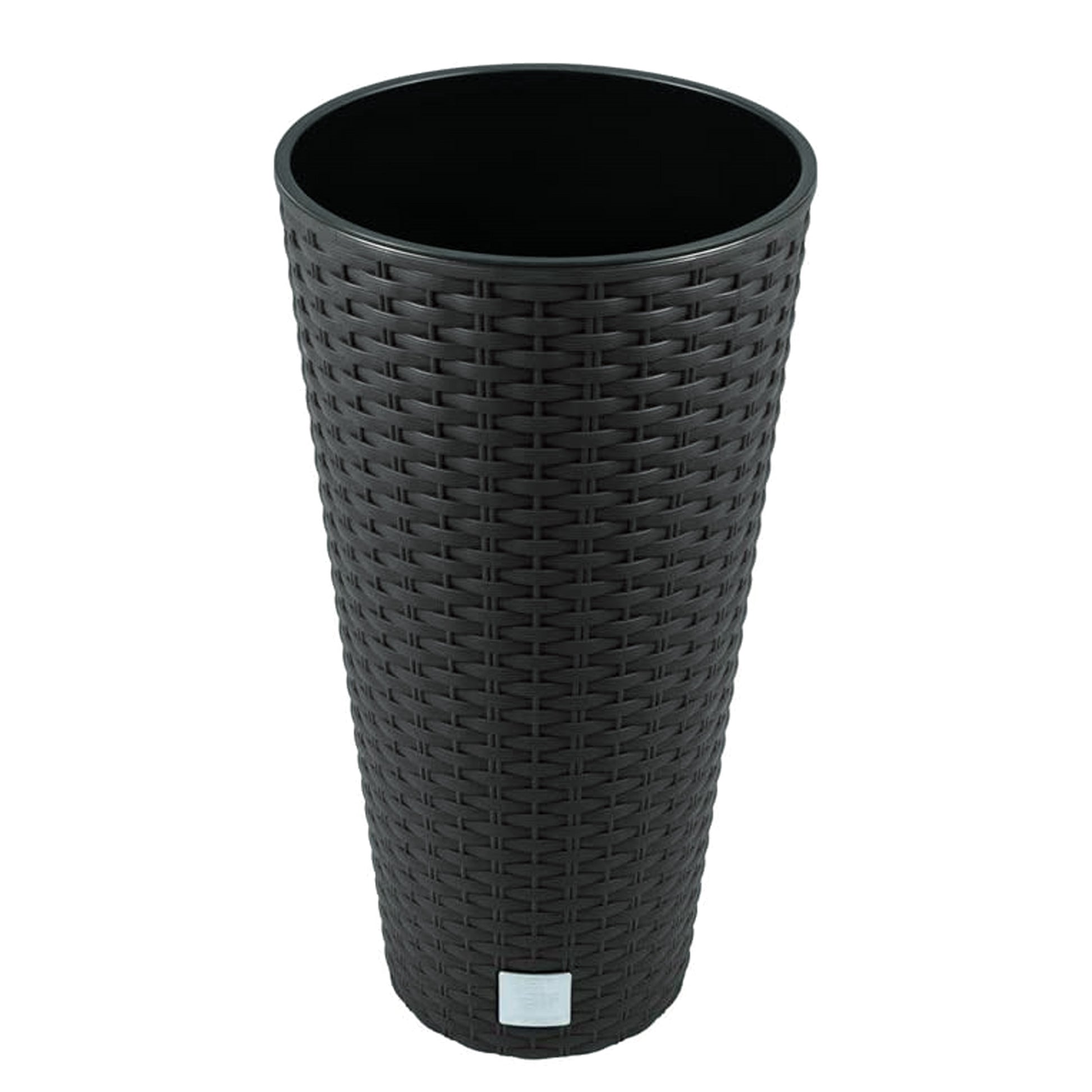 Maceta Rato De 15,5 Litros Con Inserto 25 X 25 X 47,6 Cm En Color Antracita_0