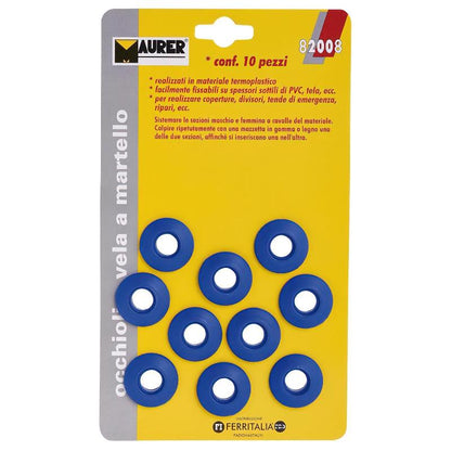 Juego Corchetes Plastico Maurer (10 Piezas)