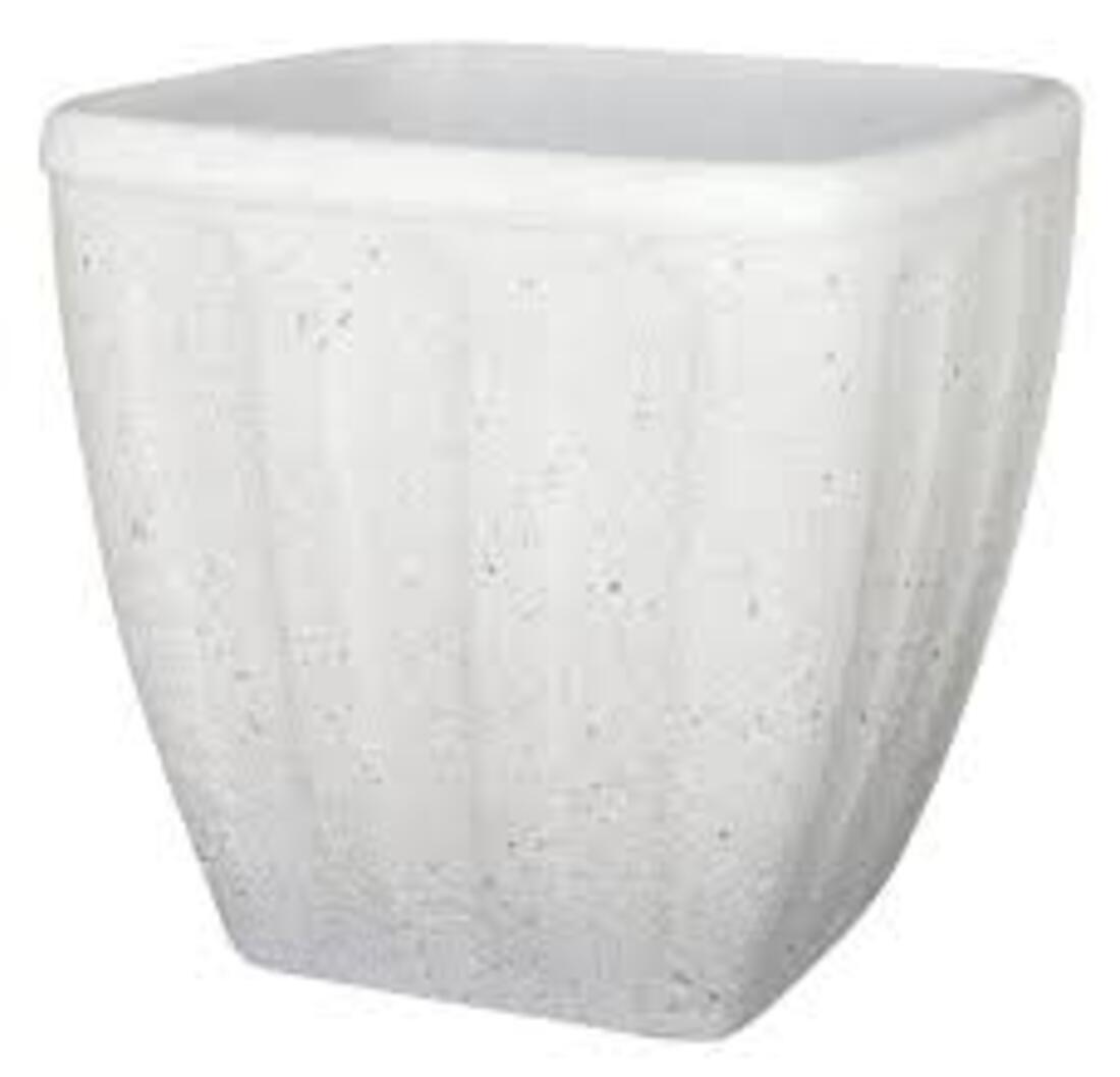 Jardinera De Granito Roquetas. 42 cm de ancho y 44 cm de alto. Peso: 26 kilos. Capacidad: 31 litros_0
