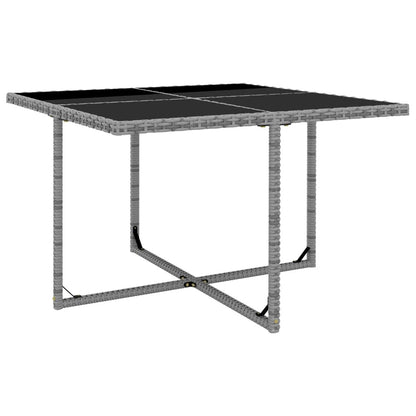 Vidaxl Set De Comedor De Jardín 5 Pzas Y Cojines Ratán Sintético Gris_4