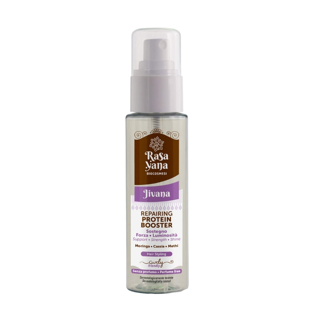 Booster De Proteína Reparadora Rasayana Biocosmesi Cabello Jivana 100ml_0