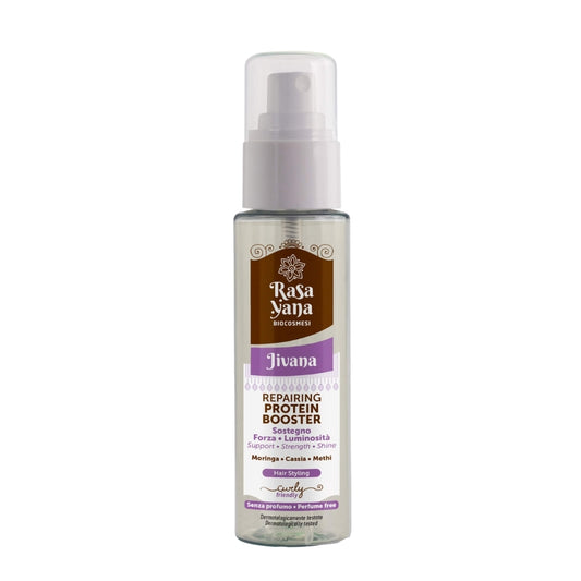 Booster De Proteína Reparadora Rasayana Biocosmesi Cabello Jivana 100ml_0