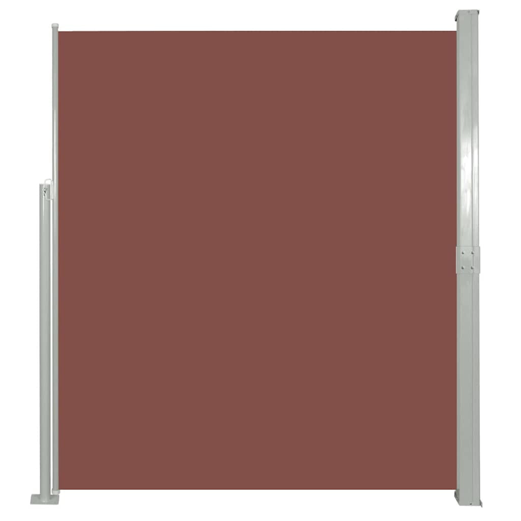 Vidaxl Toldo Lateral Retráctil 140x300 Cm Marrón_0