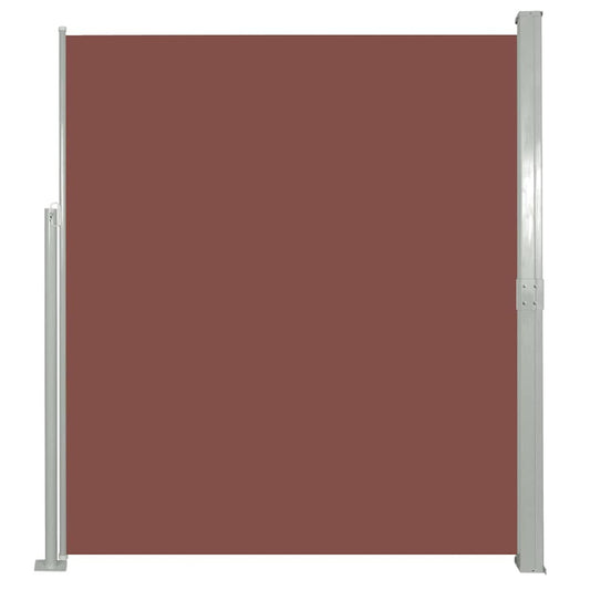 Vidaxl Toldo Lateral Retráctil 140x300 Cm Marrón_0