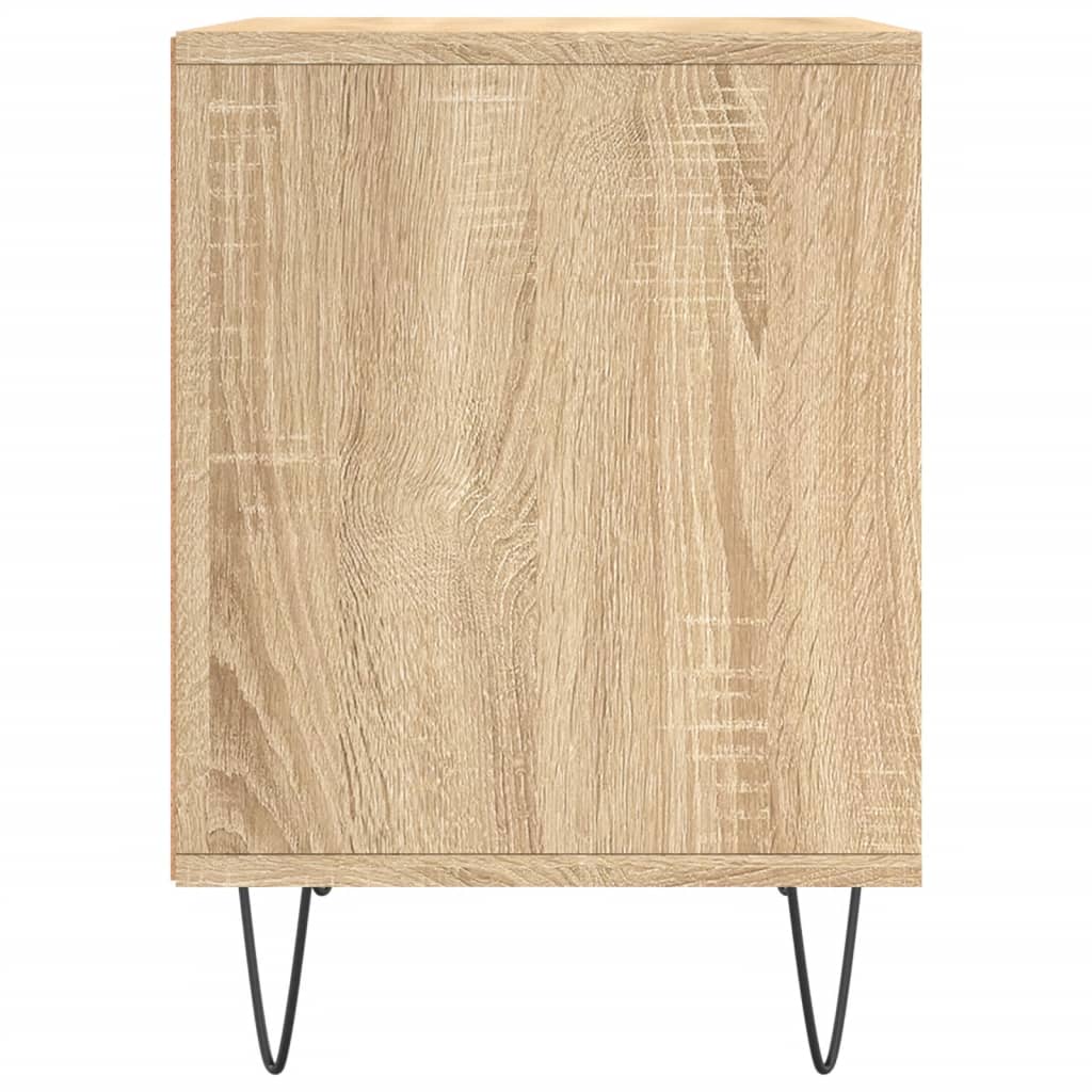 Mesitas Noche 2 Uds Madera Ingeniería Roble Sonoma 40x35x50 Cm_4