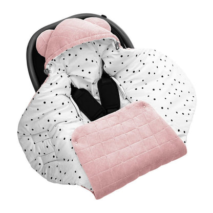 Saco Para Grupo 0 Unviersal Invierno Royal Baby Pink_1