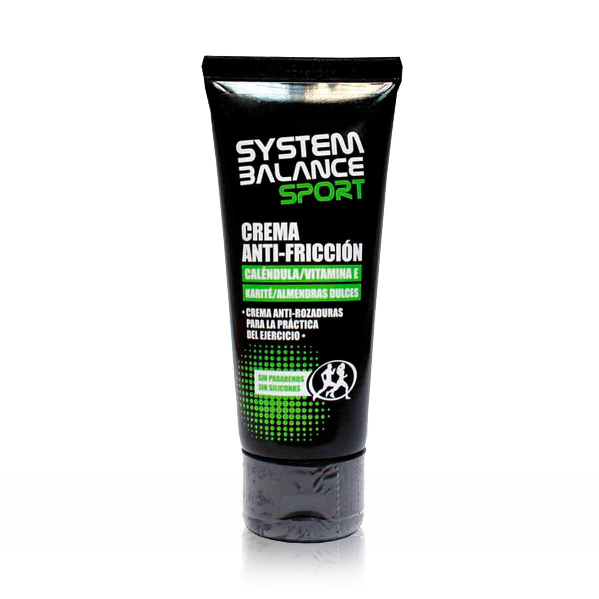 Crema Deportiva Antirrozaduras System Balance Sport 100 ml | Caléndula y Karité | Protección Antifricción | Vegano_0