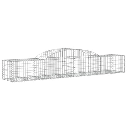 Cestas De Gaviones 30 Uds Forma De Arco Hierro 300x50x40/60 Cm_2
