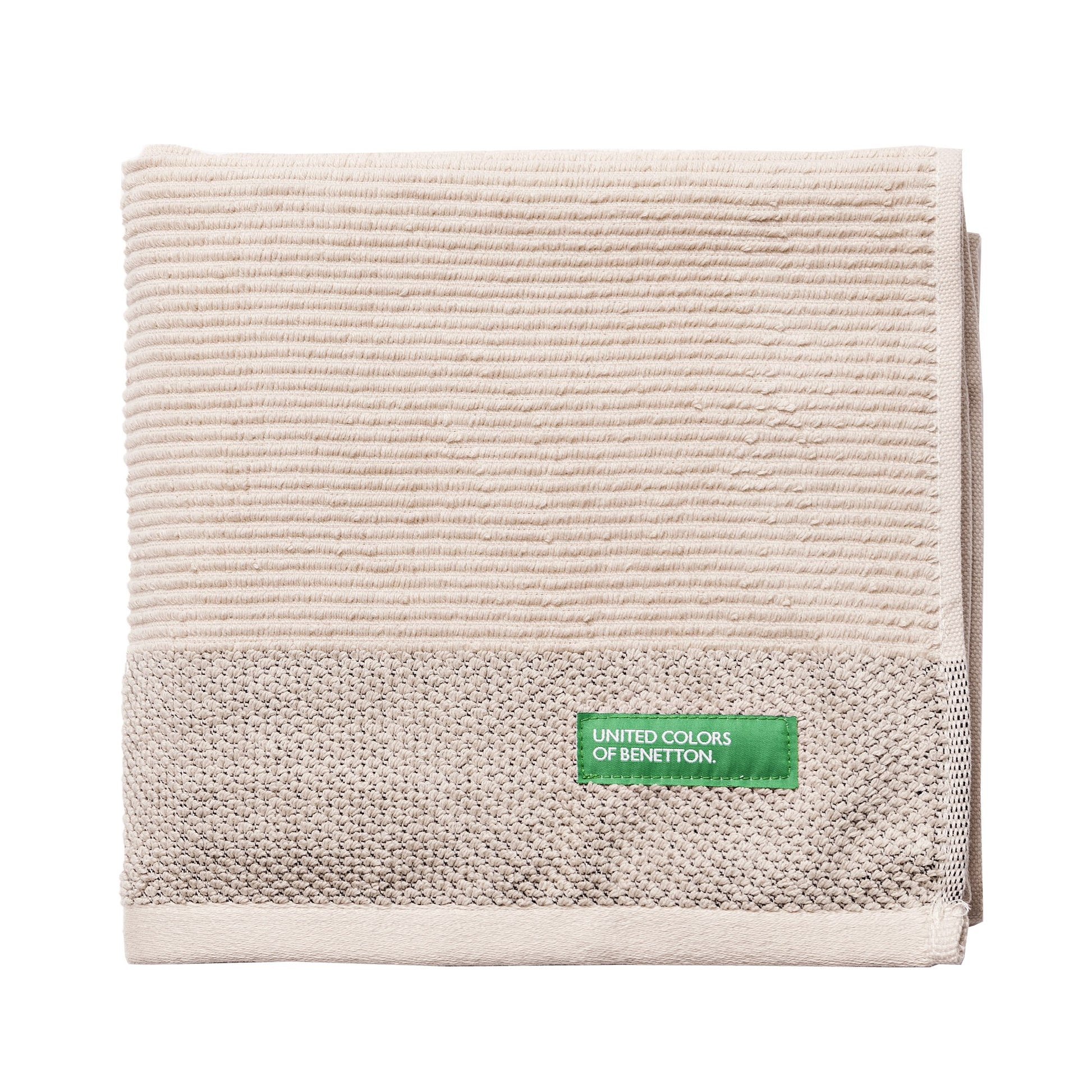 Set 3pcs Toallas De Baño (30x50+50x90+70x140cm) 450 Gsm 100%algodon Beige Casa Benetton_4