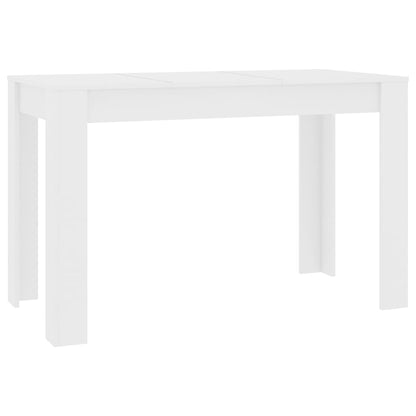 Mesa De Comedor De Madera De Ingeniería Blanco 120x60x76 Cm_0