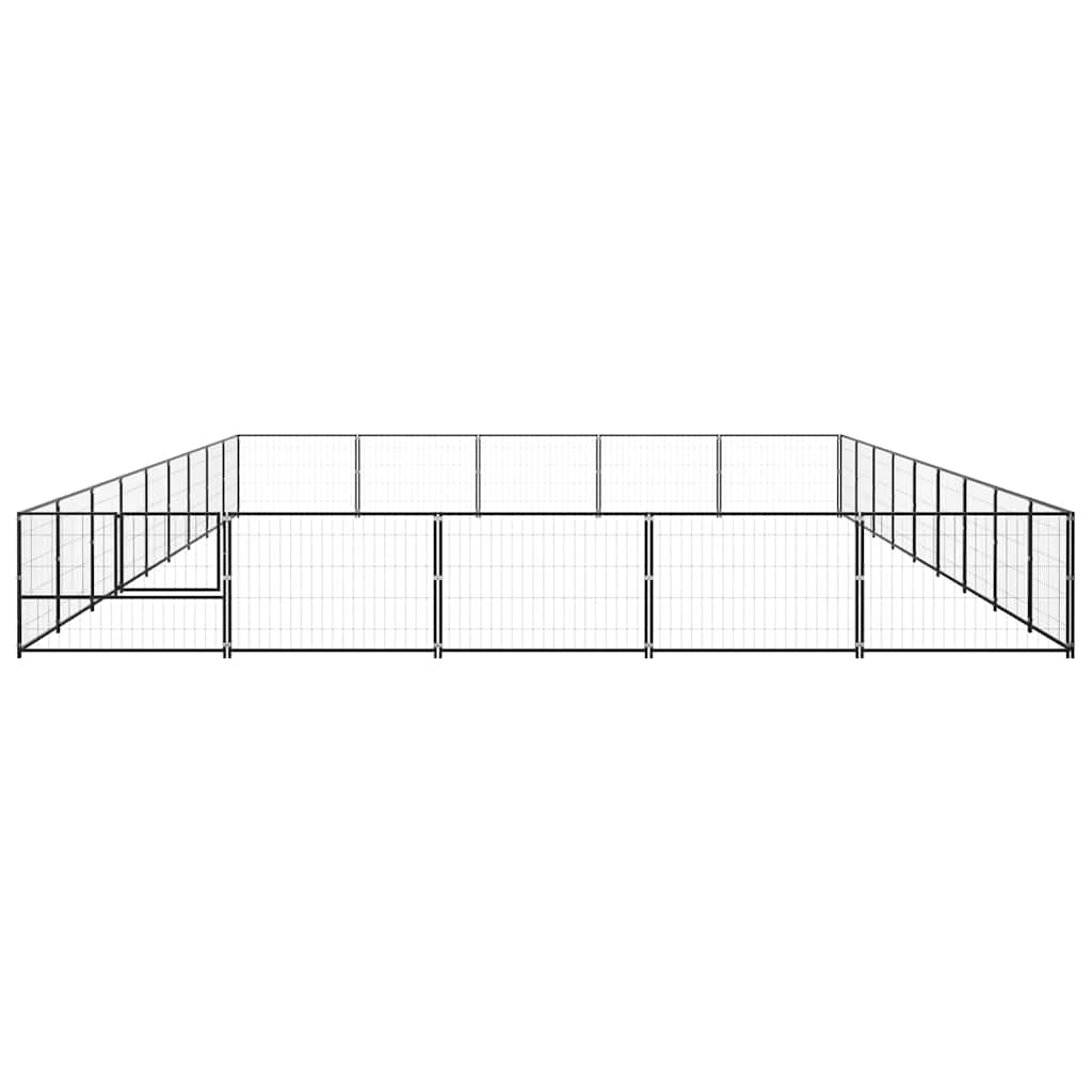 Perrera Acero 45 M² Negra_4