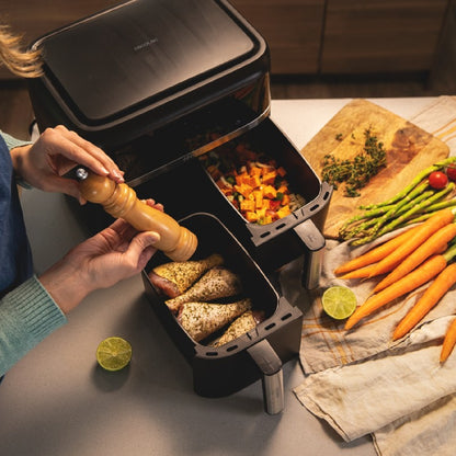 Freidora Sin Aceite 9 L De Aire Caliente Cecofry Advance Double. 2850 W, Dietética, Compacta Y Digital, 2 Cestillos Con Temperatura Dual Y Tecnologí_2