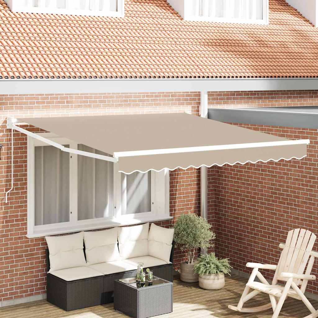 Toldo Retráctil Beige 300 X 250 X 165 Cm_1
