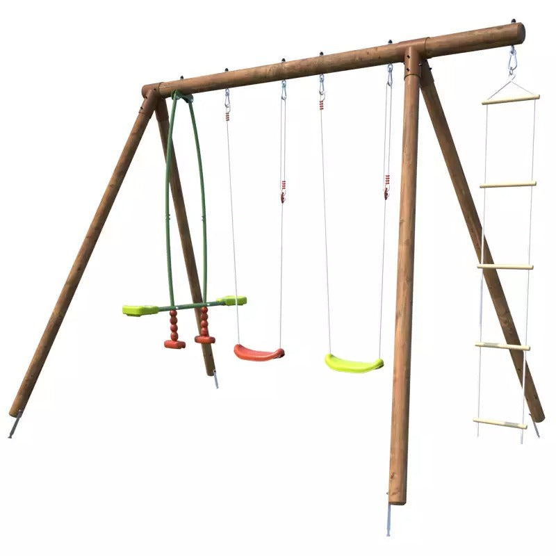 Estructura de columpio SOULET GABIN de madera