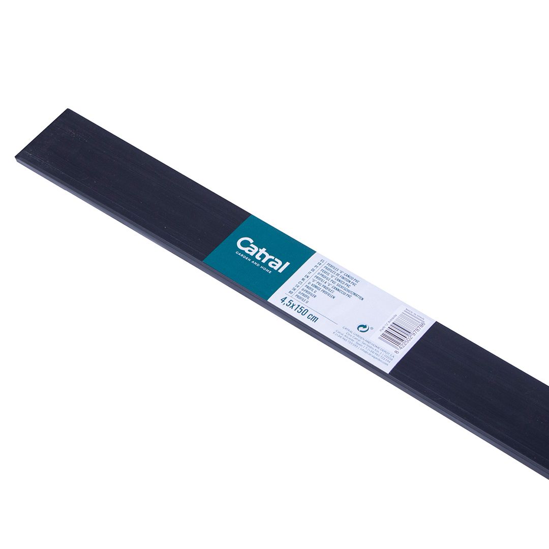 Perfil Remate U Cañizo Pvc 1,5m Antracita Nortene_5