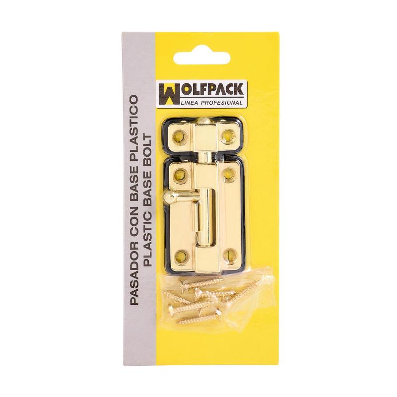 Pasador Wolfpack Base Plastico 50 Mm. Latonado
