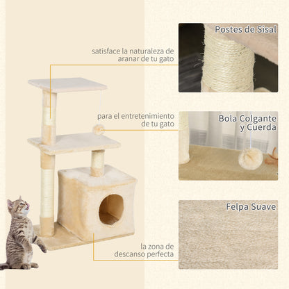 Pawhut Árbol Rascador Para Gatos 81_4
