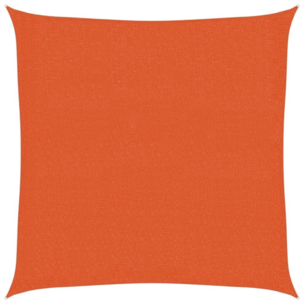Vidaxl Toldo De Vela Hdpe Naranja 160 G/m² 3,6x3,6 M_0