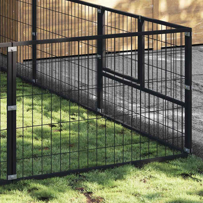 Perrera Acero 27 M² Negra_2