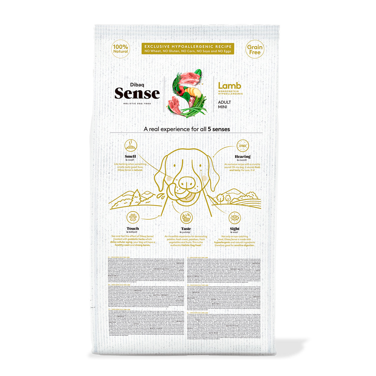 Dibaq Sense Grain Free Cordero Mini 2 Kg_1