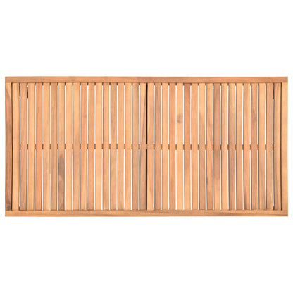 Mesa De Centro De Jardín Madera Maciza De Acacia 110x55x36 Cm_3