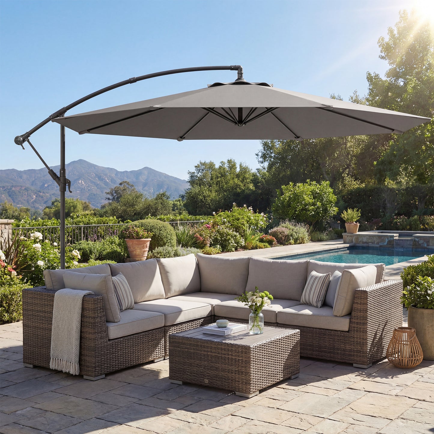 Outsunny Parasol Excéntrico_1