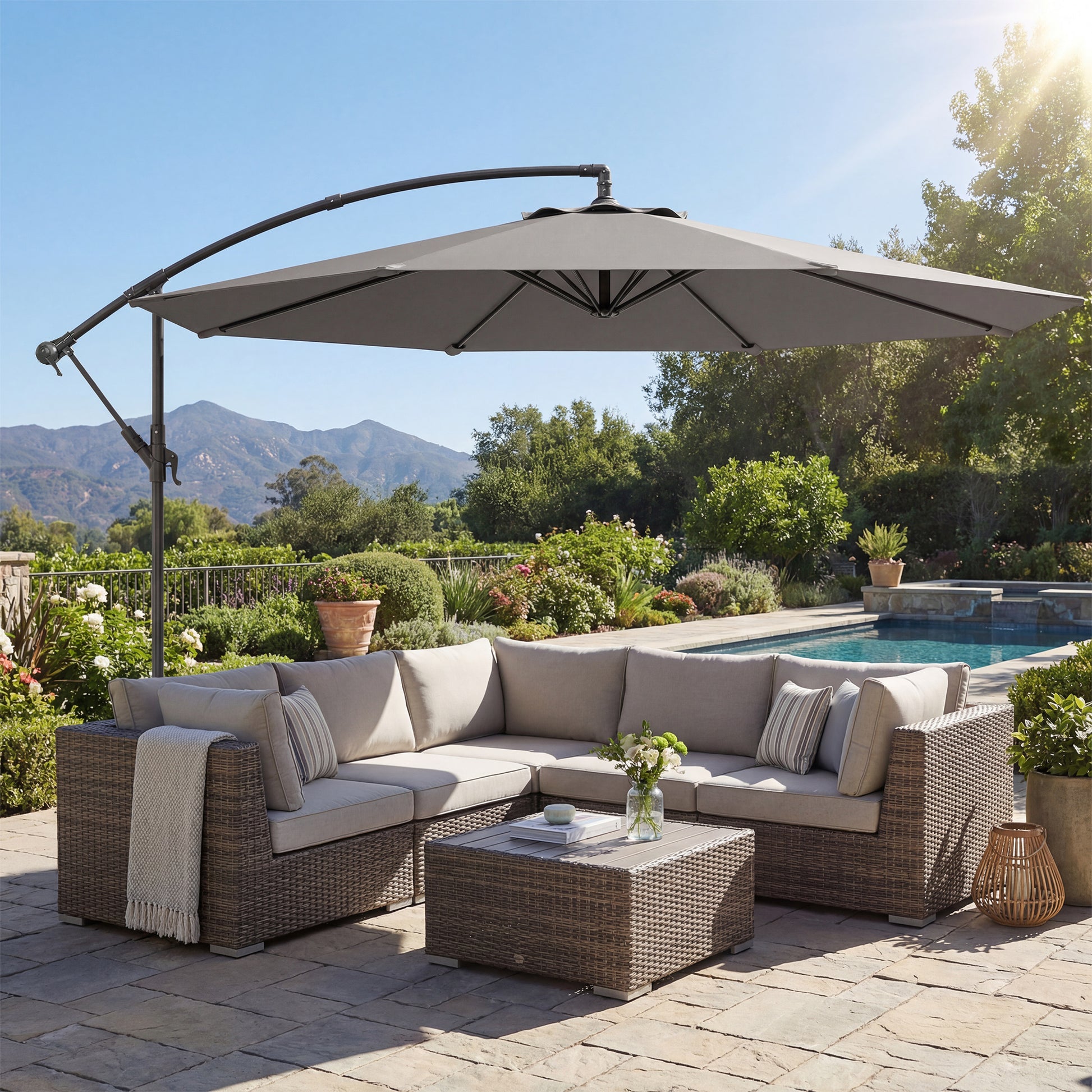 Outsunny Parasol Excéntrico_1