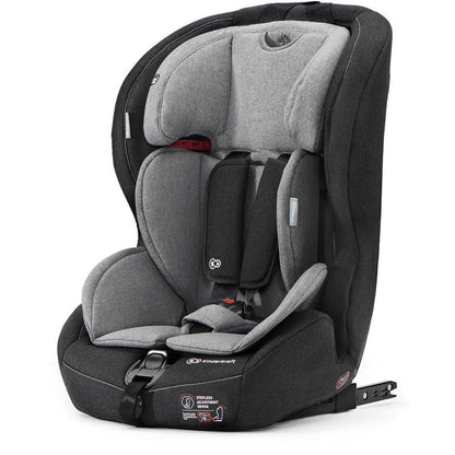 Silla de coche Safety Fix gris/negro con ISOFIX KinderKraft