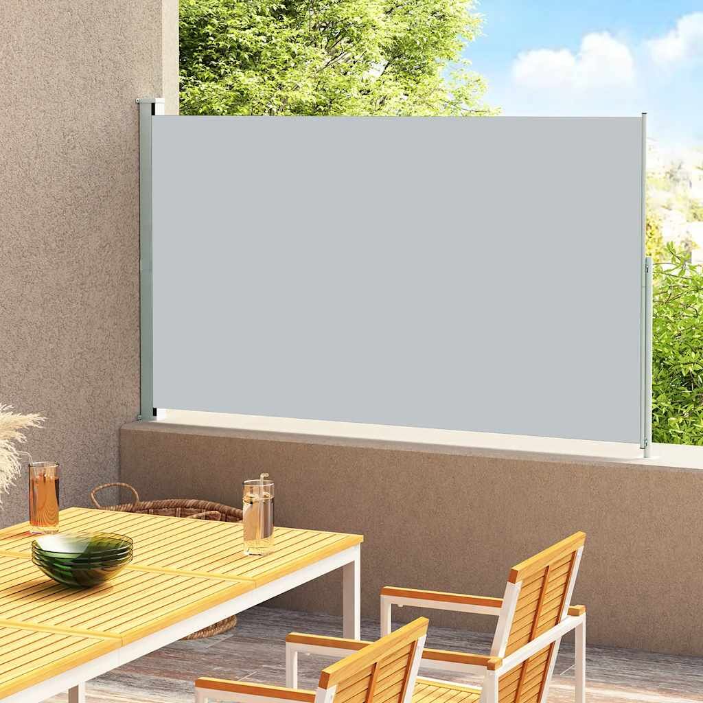 Vidaxl Toldo Lateral Retráctil Para Patio Gris 200x300 Cm_1