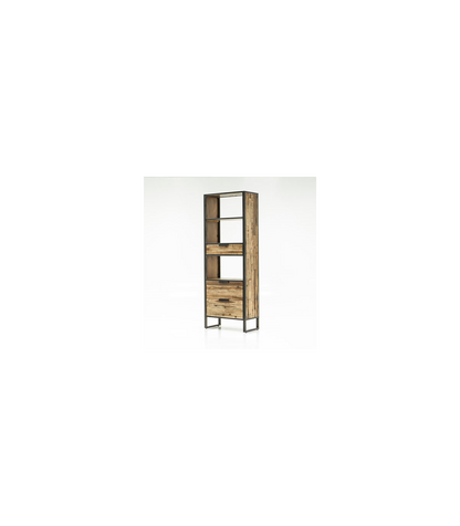 Estantería 3 Cajones Modelo Ele L02 Acabado Envejecido, 70cm(ancho) 190cm(alto) 35cm(fondo)._3