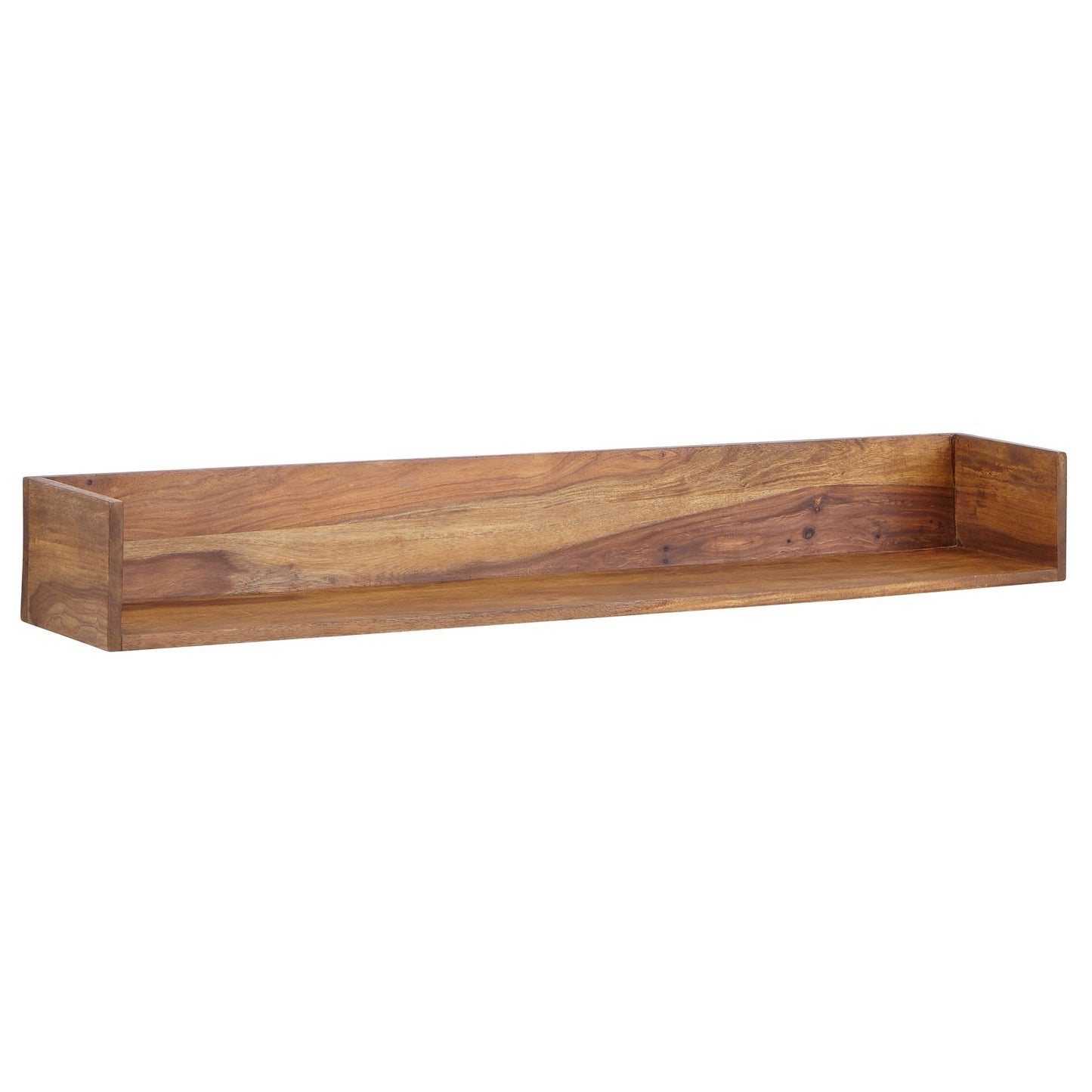 Estantería De Pared 120x15x20 Cm Madera Maciza De Sheesham_0