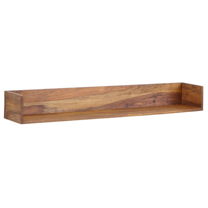 Estantería De Pared 120x15x20 Cm Madera Maciza De Sheesham_0