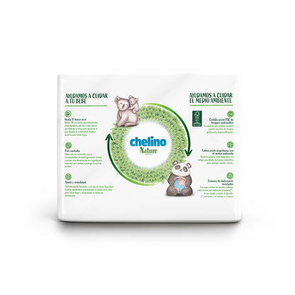 Pack 6x Pañales T5 13-18 kg Chelino Nature 30 Uds