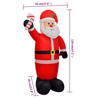 Vidaxl Papa Noel Inflable, 120 Cm_3