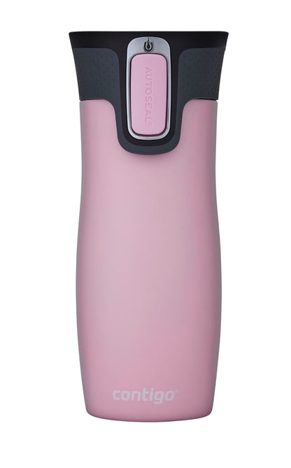 Termo Acero Inoxidable West Loop SS 470ML con Autosellado Rosa Pastel Contigo