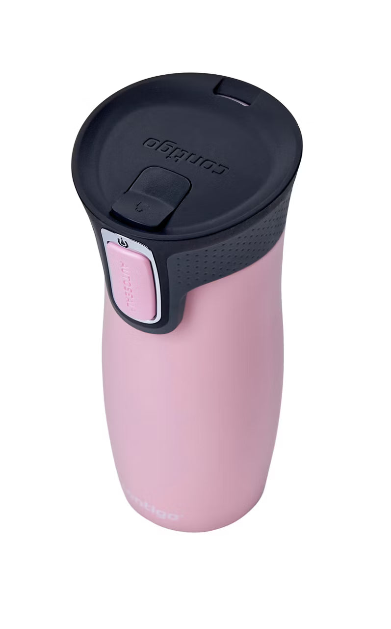 Termo Acero Inoxidable West Loop SS 470ML con Autosellado Rosa Pastel Contigo