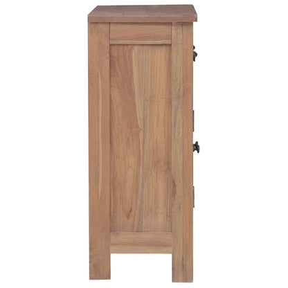 Aparador De Madera Maciza De Mango 65x30x75 Cm_3