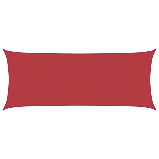 Vidaxl Toldo De Vela Rojo Hdpe 160 G/m² 2x5 M_0