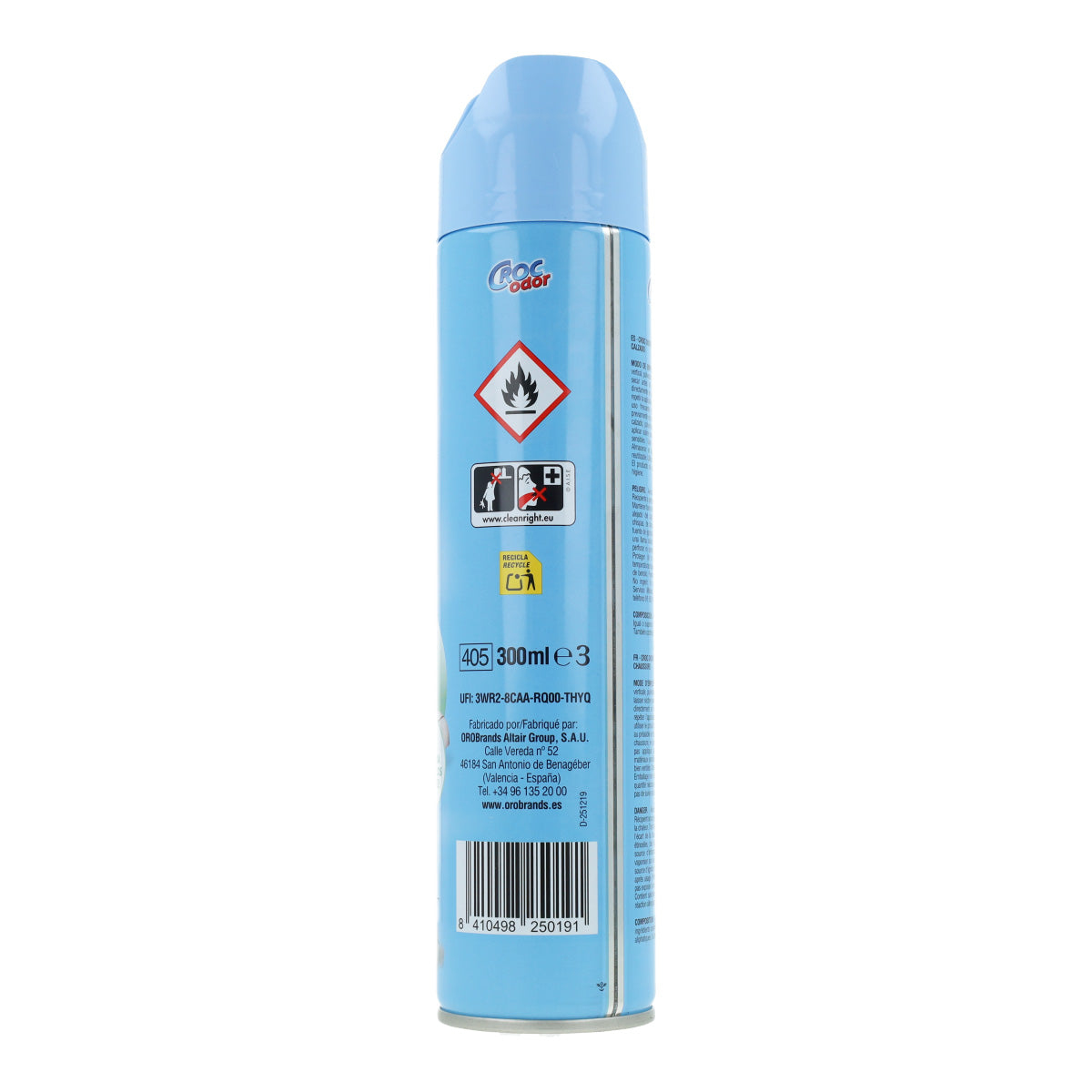 Eliminador de Olores para Calzado Acción Intensa Spray 300ml CROCODOR