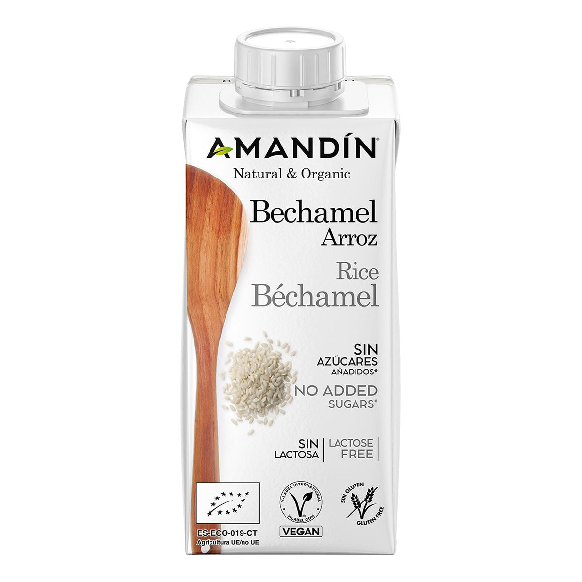 Salsa Vegetal de Arroz Tipo Bechamel Bio Amandin 200 ml