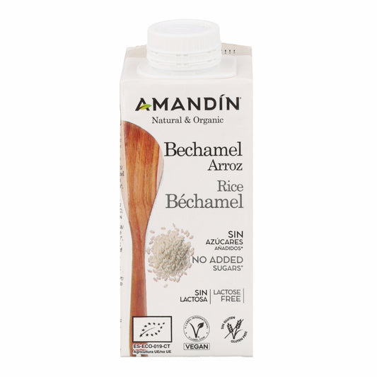 Salsa Vegetal de Arroz Tipo Bechamel Bio Amandin 200 ml