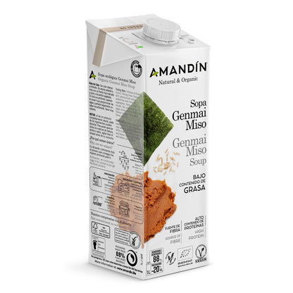 Sopa de Genmai Miso Bio Amandin 1L