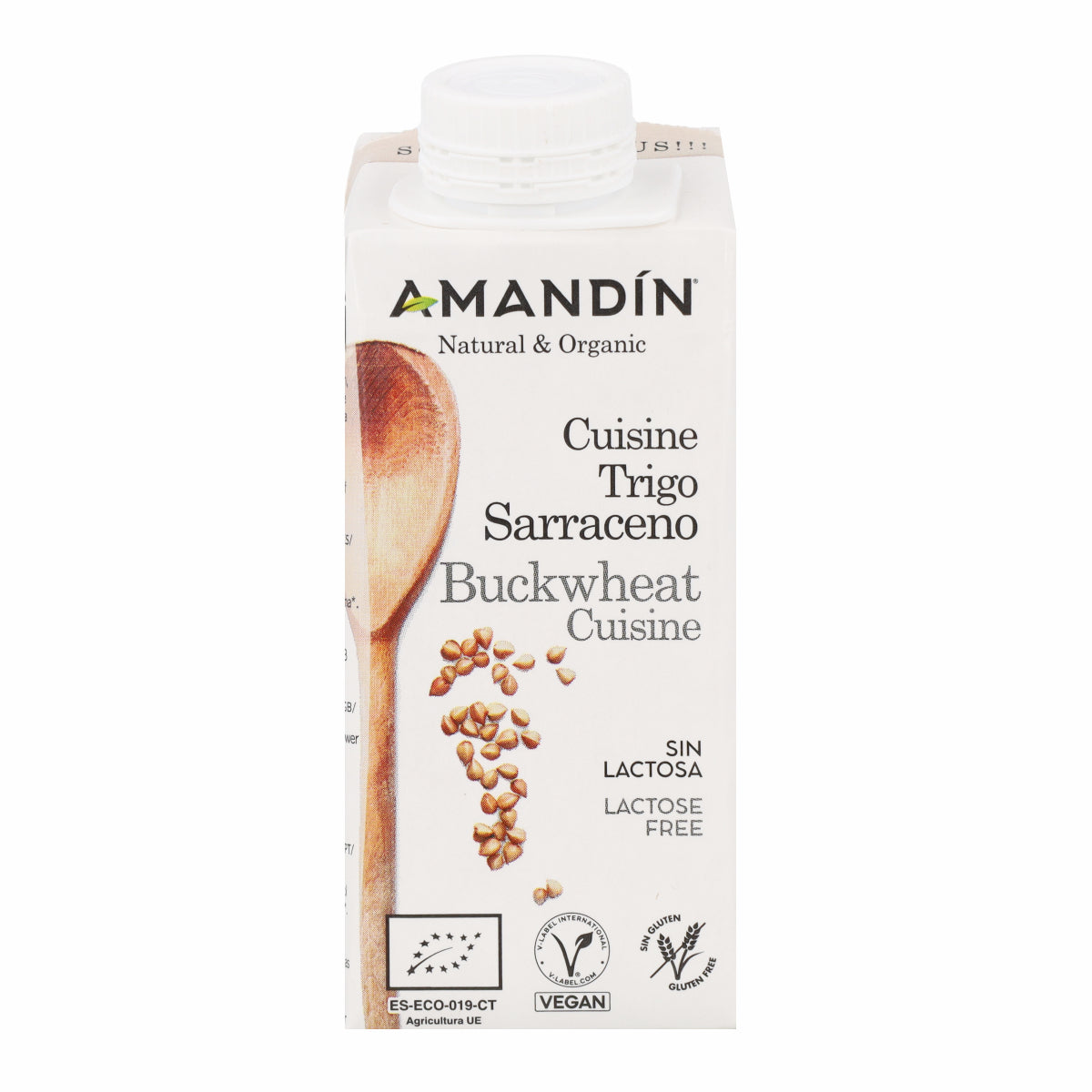 Crema para Cuisine Trigo Sarraceno Bio Amandin 200 ml