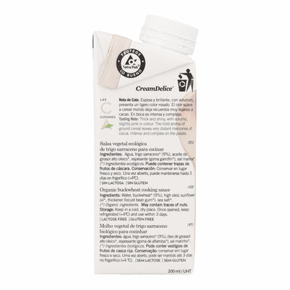 Crema para Cuisine Trigo Sarraceno Bio Amandin 200 ml